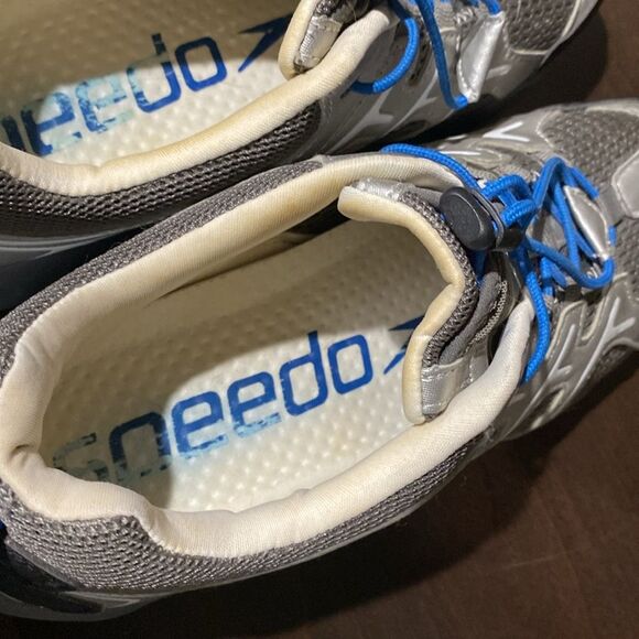 Speedo Hydro Comfort Blue and Gray Size 9 - Picture 10 of 12